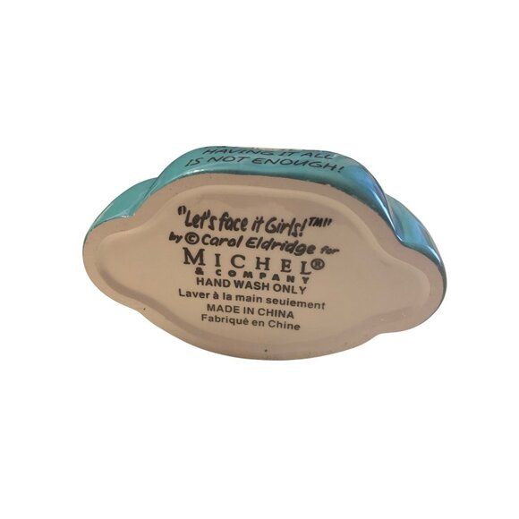 Carol Eldridge Michel Head Vase Ceramic Woman Sunglasses Lets Face It Girls - Picture 8 of 9